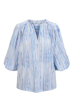 Riviera Clementine Blouse Blue