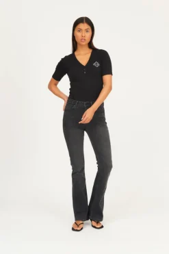 Tara 70'S Jeans Wash Organic Grey Grey