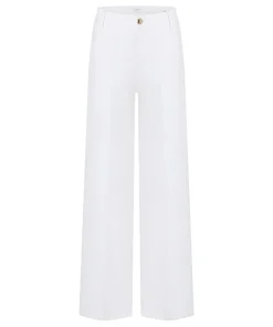 Tess Wide Leg Pure White Stone