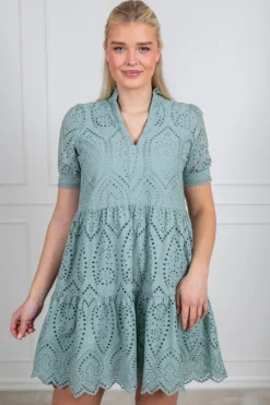 Yasholi Ss Dress Iceberg Green